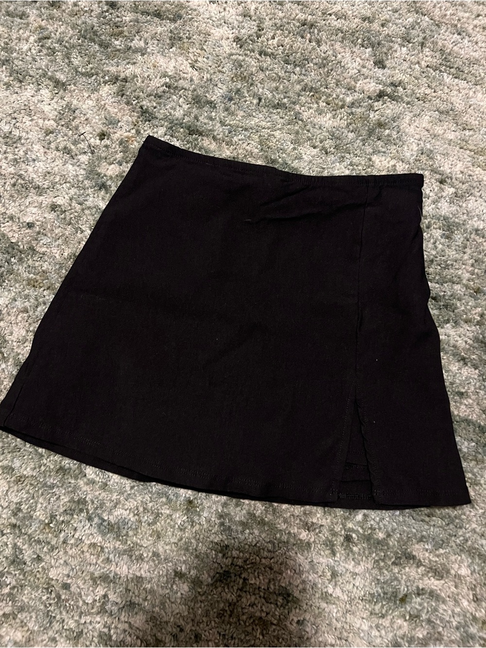 Wild Fable Women's Black Mini Skort with Side Slit Size XXS